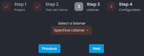 Step 3: choose listener