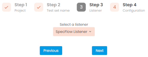 Step 3: choose listener